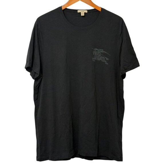 Burberry Brit Men's Black Short Sleeve T-Shirt Crewneck 100% Cotton Size XXL - Picture 1 of 8